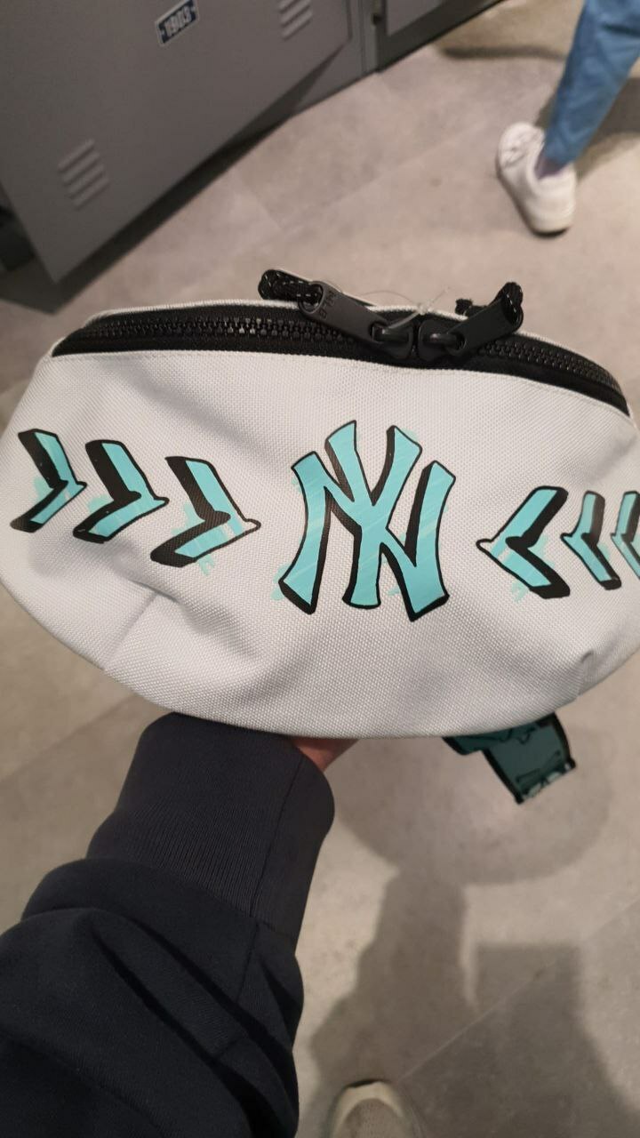 [S] MLB SEAMBALL HIP SACK NEW YORK YANKEES,WHITE, 3AHSM032N-50WHS (SMLB126)