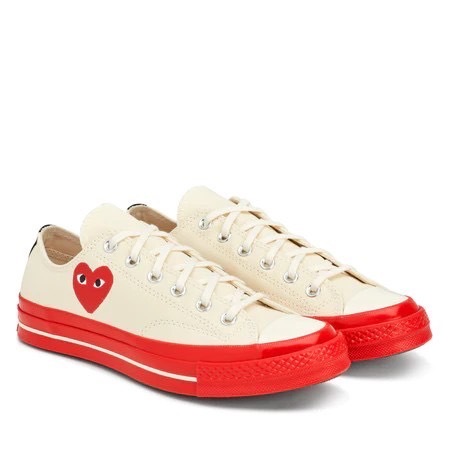 CDG x Converse 1970 黑紅 白紅 紅愛心 帆布鞋 男女同款