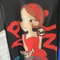 [S] YSW BIG LOGO SHORT SLEEVE T-SHIRT,BLACK, D2550RATE3F (FINAL SALES) (SYW71)