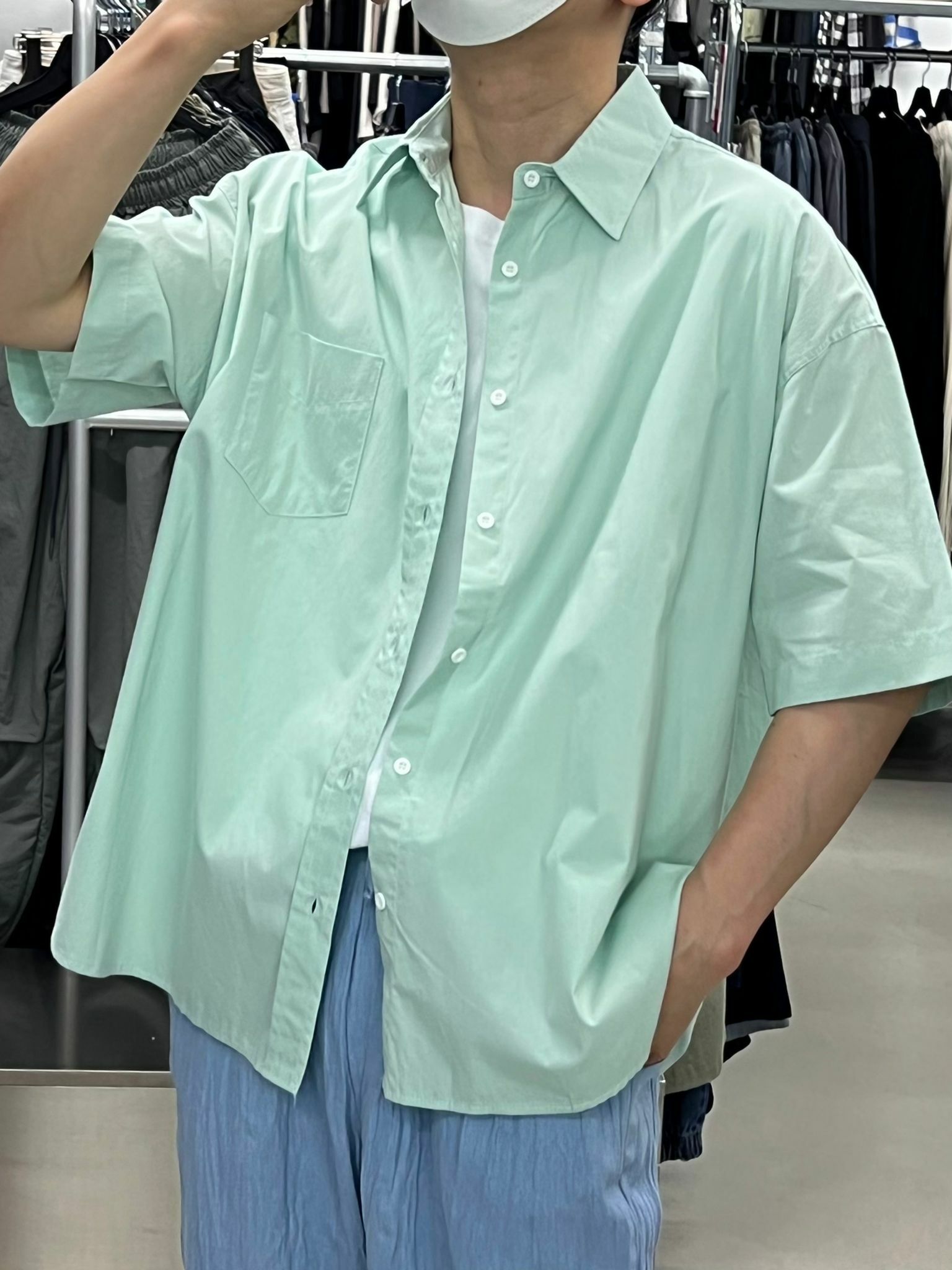 淨色短袖恤衫 S1804