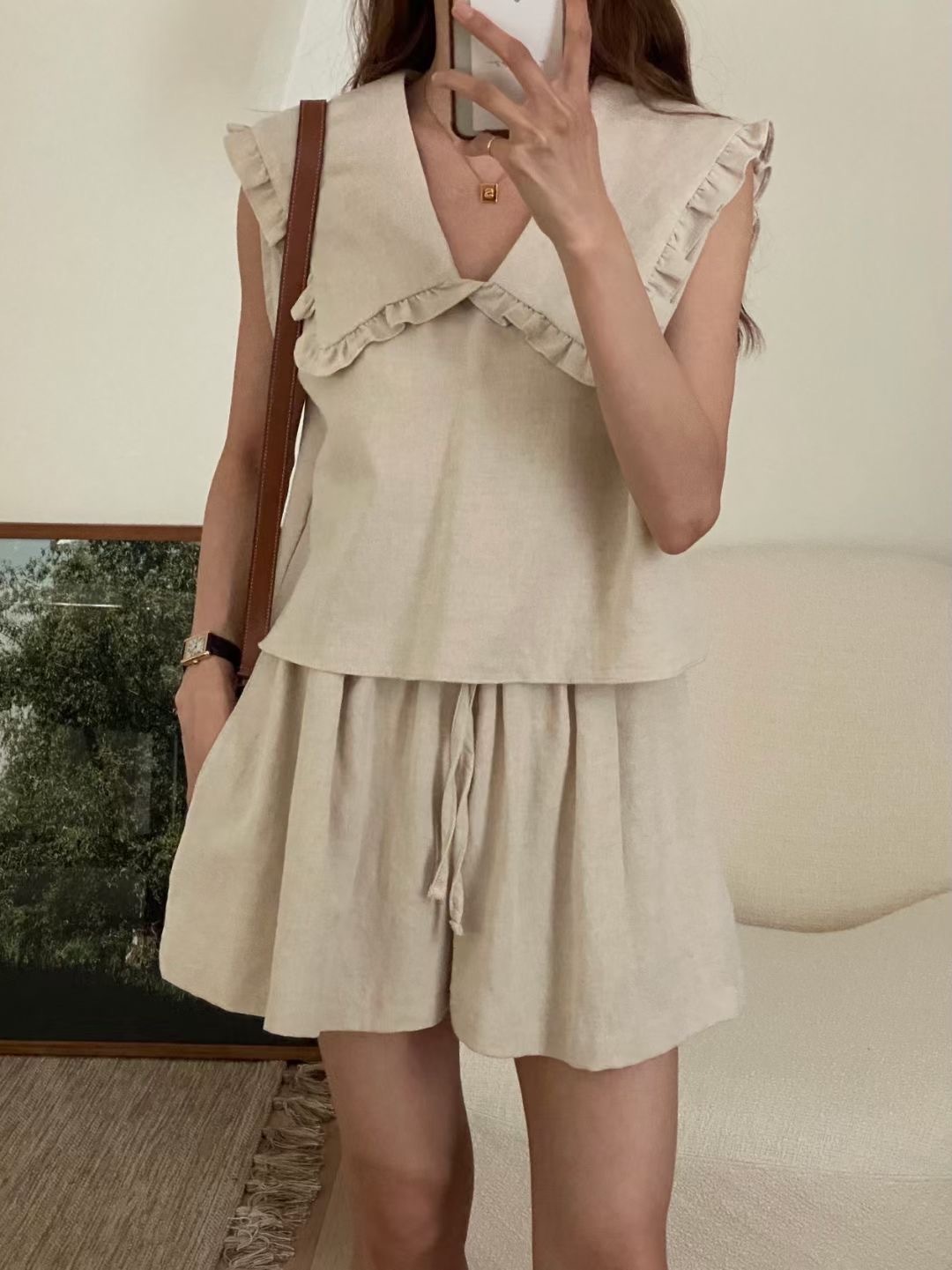 [S11]JULT2293 大領棉麻背心