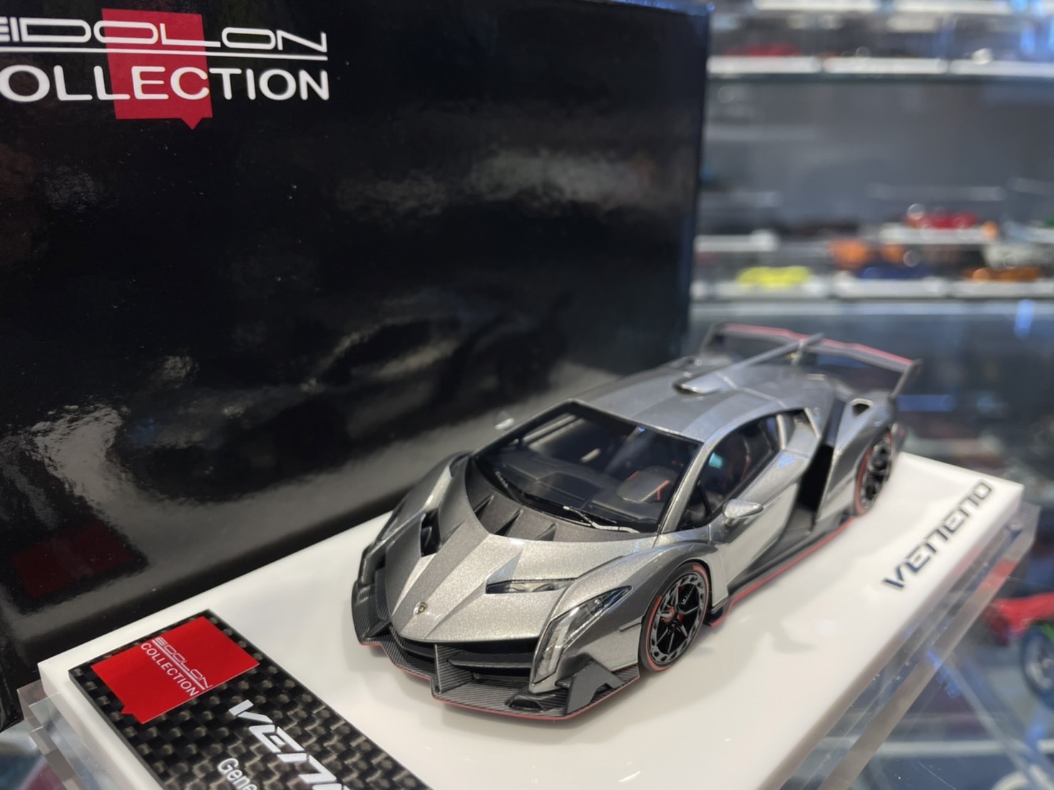 MakeUp EM449A Lamborghini Veneno 2013 Red 1/43 (Resin)