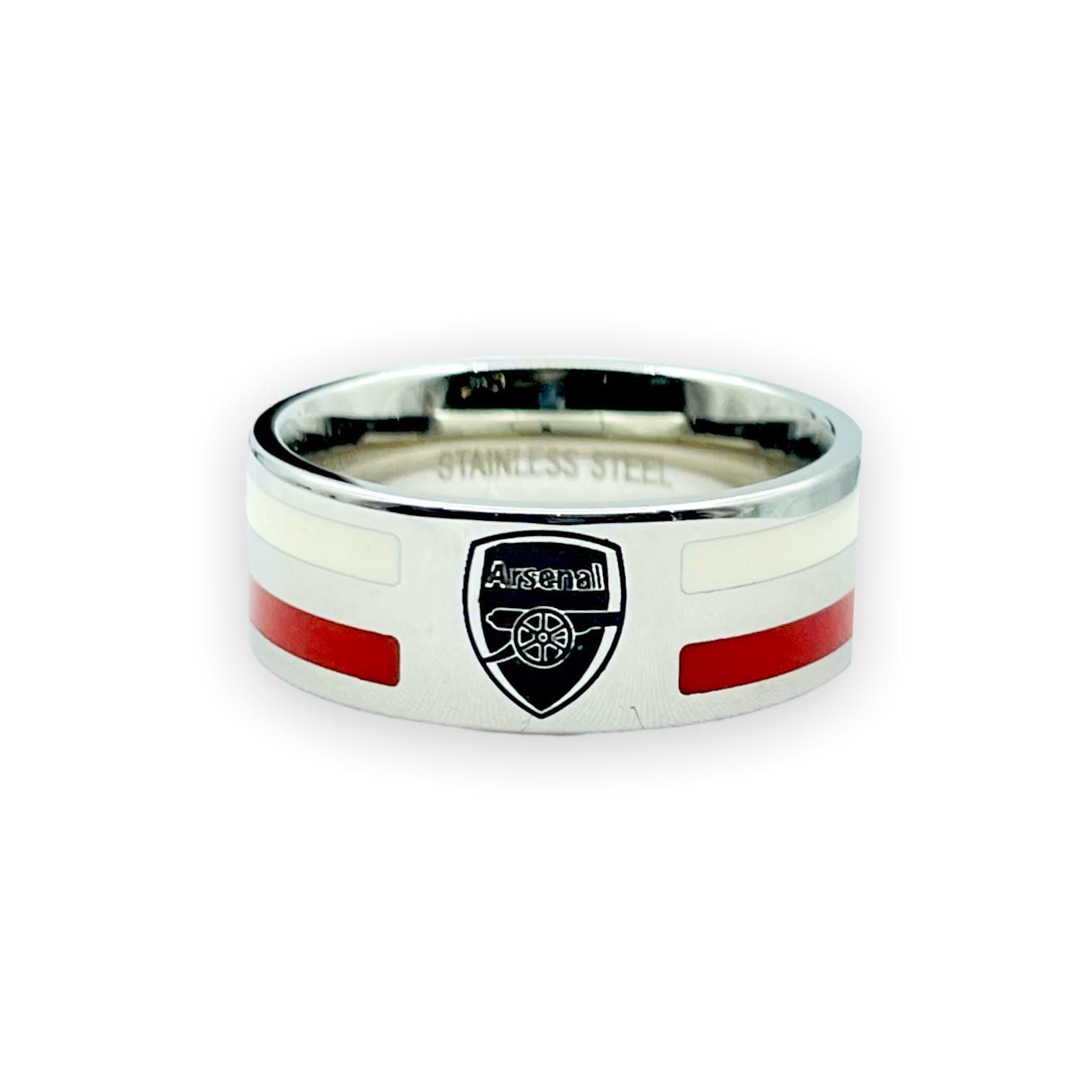 阿仙奴紅白間會徽戒指-L