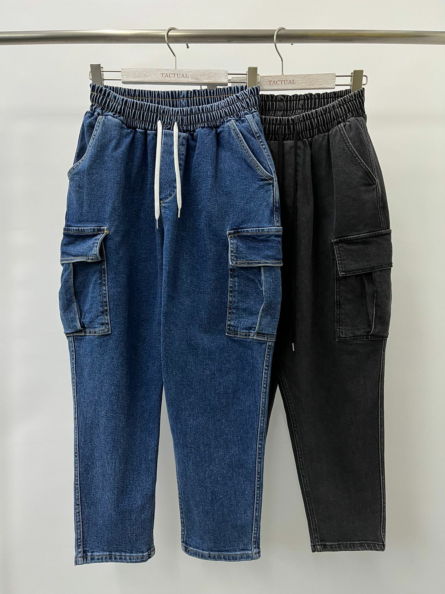 牛仔工裝褲 P1934