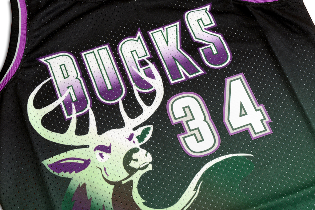 Mitchell & Ness 密爾瓦基公鹿隊 Ray Allen Fadeaway 復刻 Swingman 球衣