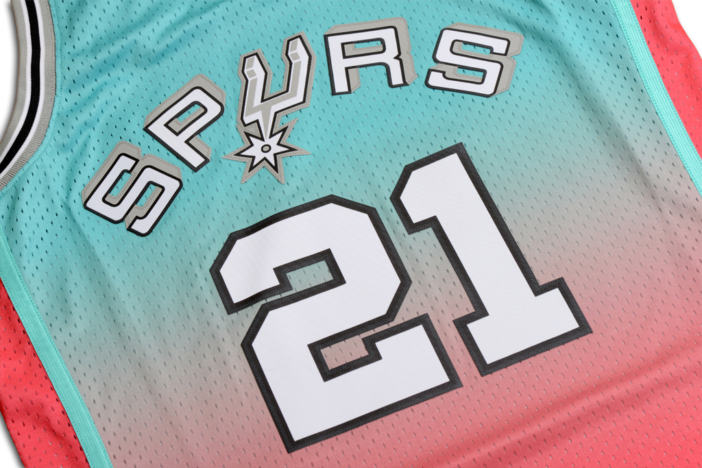 Mitchell & Ness 聖安東尼奧馬刺隊 Tim Duncan Fadeaway 復刻 Swingman 球衣