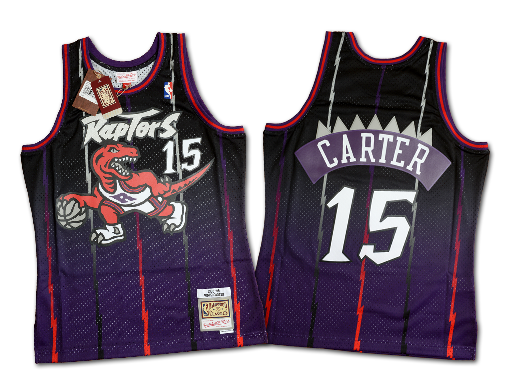 Mitchell & Ness 多倫多暴龍隊 Vince Carter Fadeaway 復刻 Swingman 球衣