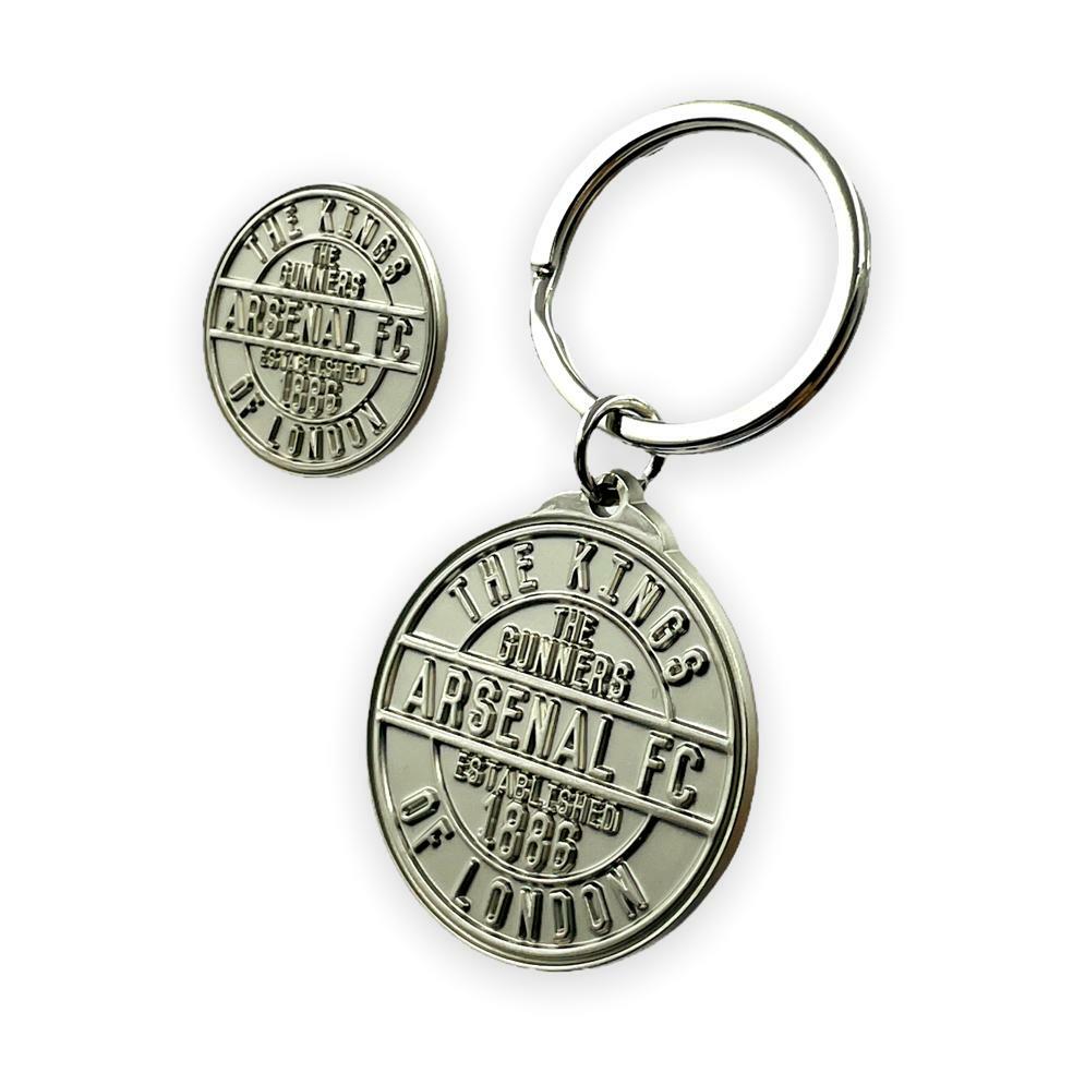 阿仙奴倫敦之王鎖匙扣連徽章套裝