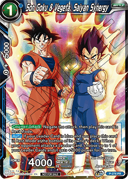 son goku and vegeta saiyan synergy