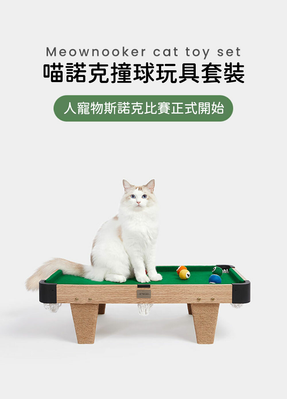 Vetreska 貓咪桌球遊玩套裝