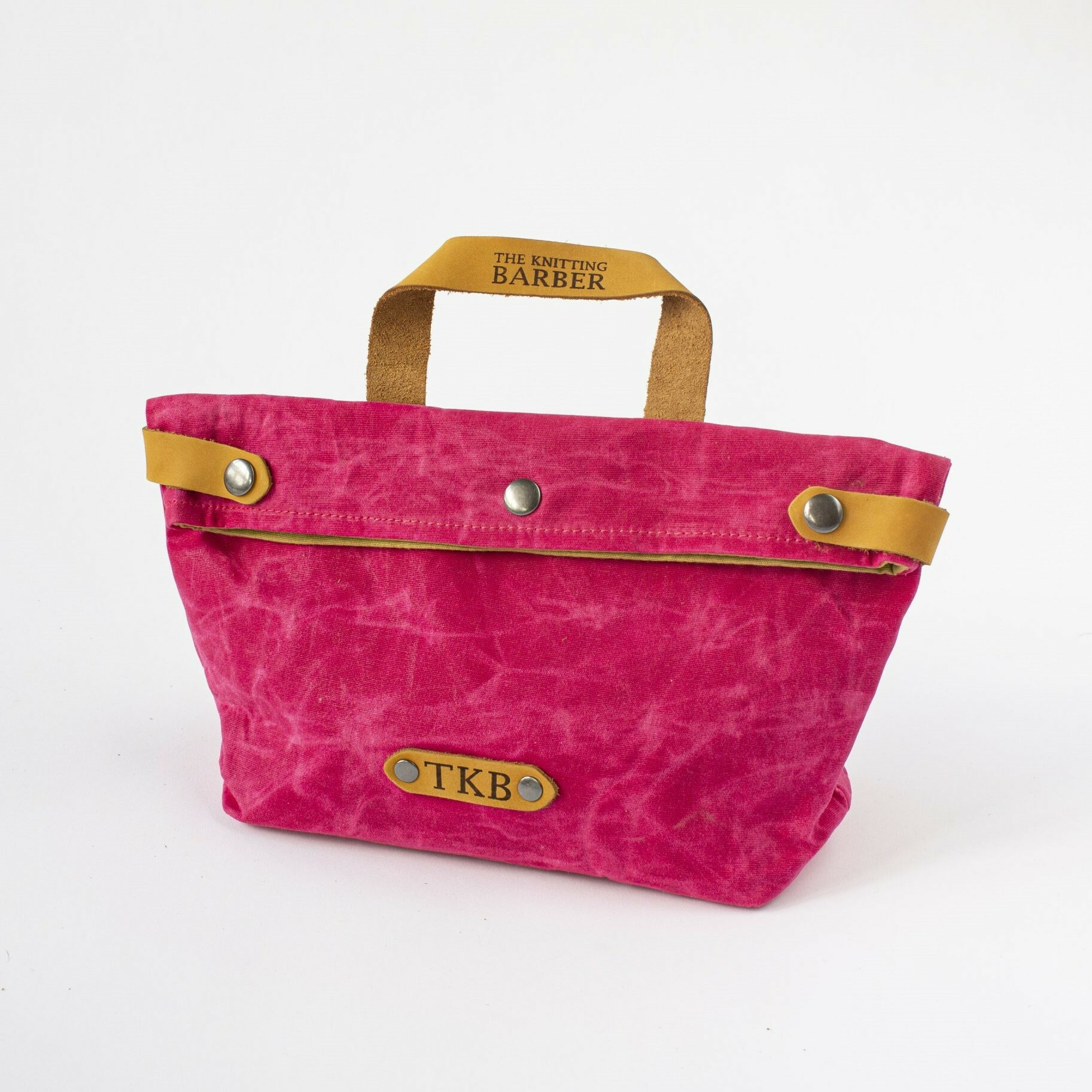 [The Knitting Barber] MARILYN小帆布編織提袋