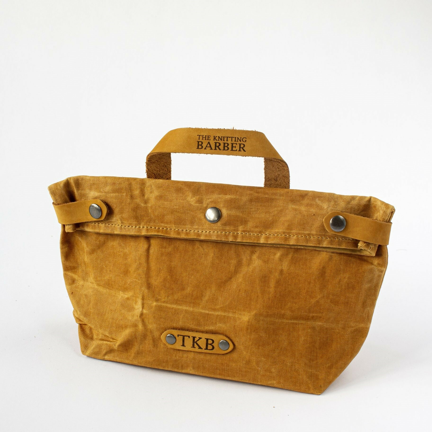[The Knitting Barber] MARILYN小帆布編織提袋