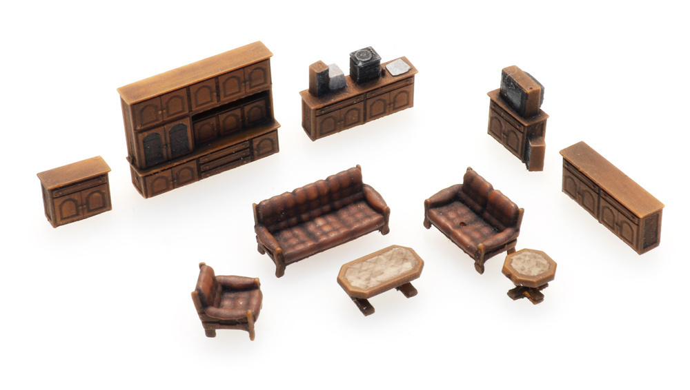 Artitec 316.096 N規 Dark brown living room interior 客廳傢俱