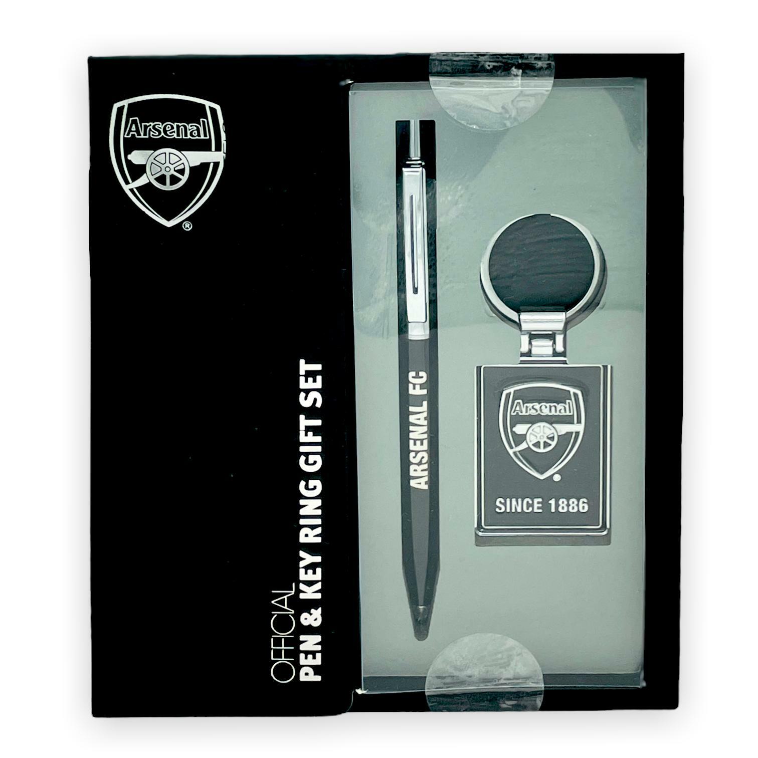 阿仙奴黑色名貴原子筆連鎖匙扣套裝