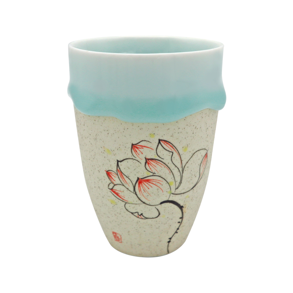 冰淇淋水杯(荷花)A