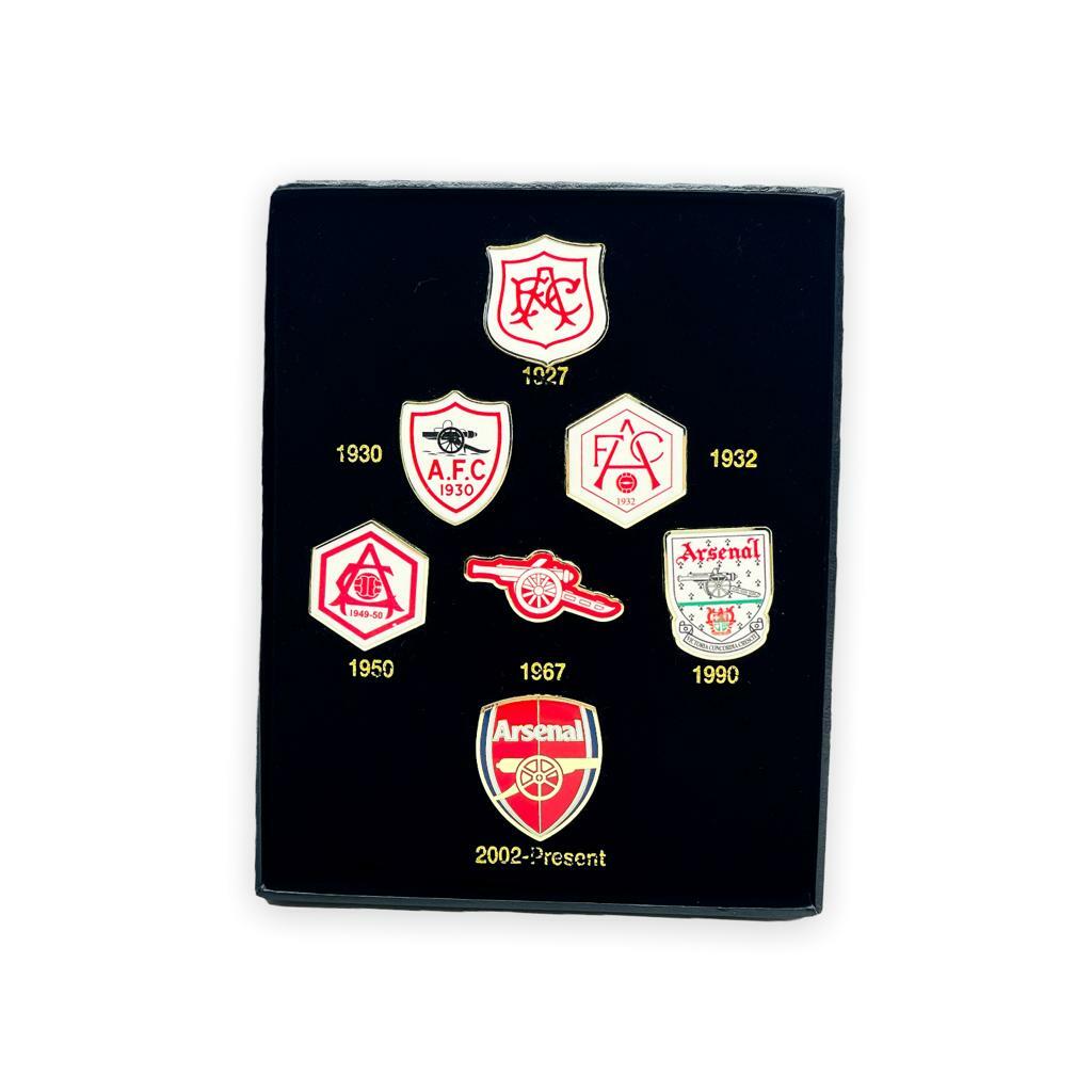 阿仙奴歷代會徽襟章套裝