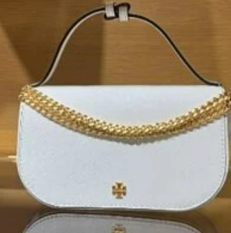 [S] TORY BURCH EMERSON TOP HANDLE CROSSBODY,NEW IVORY, 134841-104 (STB151)