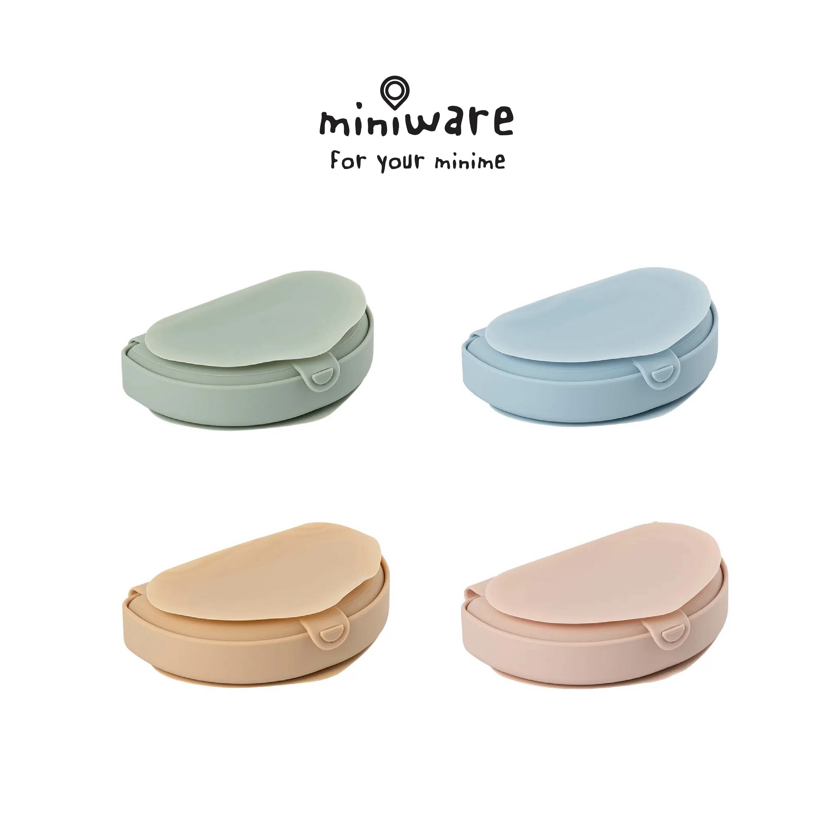 Miniware Silifold (Foldable Silicone Plate): Compact Children's Portable Plate
