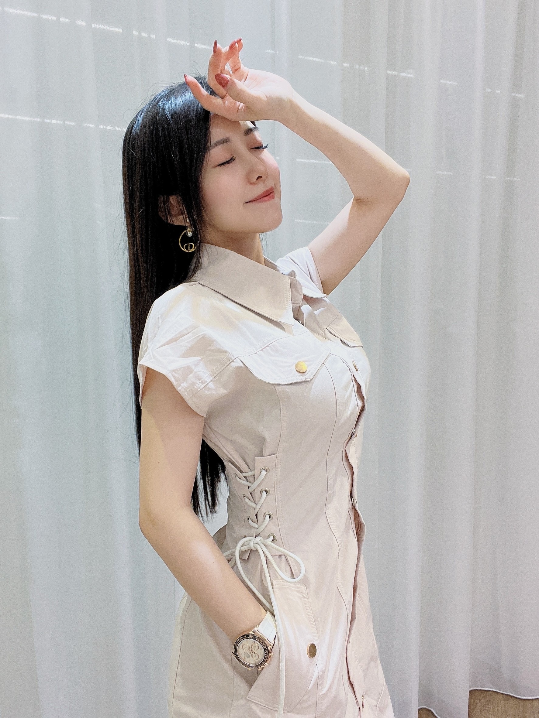 工裝綁繩短洋｜現貨商品