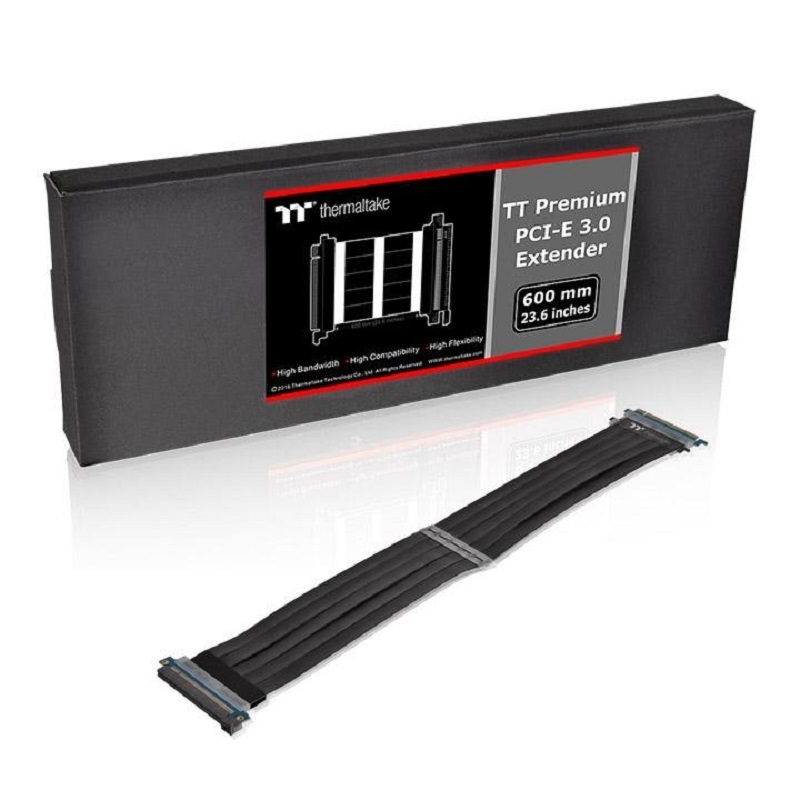 米特3C數位–曜越 Premium PCI-E 3.0 延長線-600mm/AC-050-CO1OTN-C1