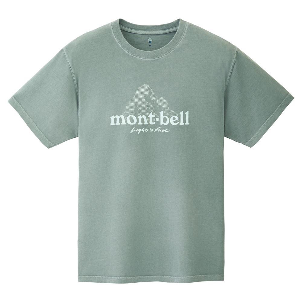 mont-bell: Wash Out Cotton T Dot Logo