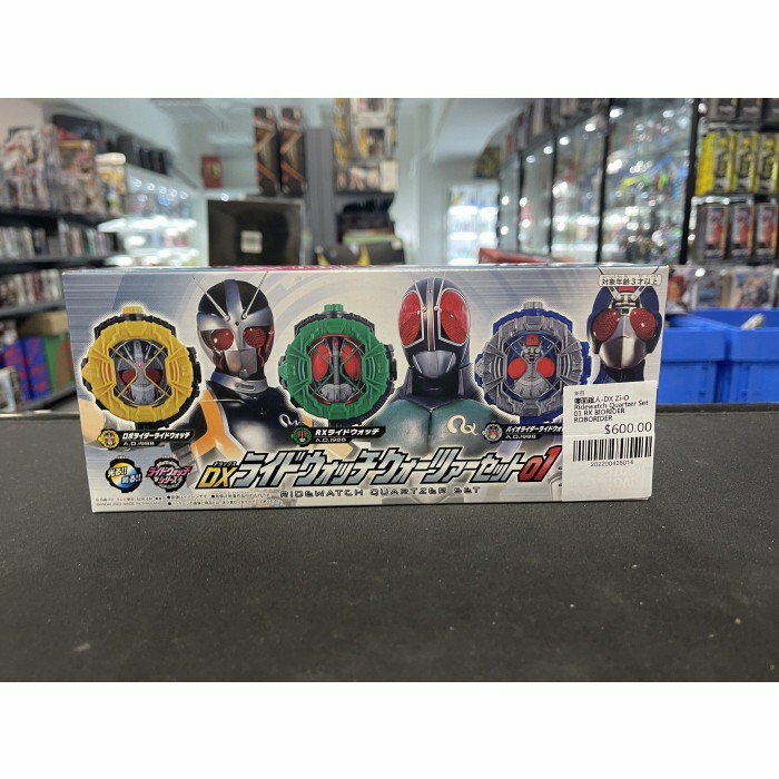 幪面超人-DX Zi-O Ridewatch Quartzer Set 01 RX BIORIDER ROBORIDER