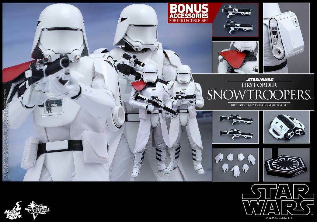 HOT TOYS MMS 323 STAR WARS : First Order Snowtrooper Officer Set