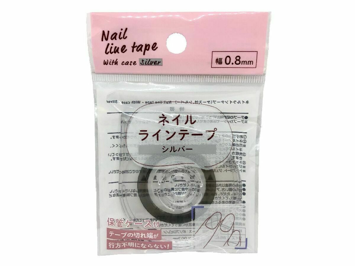 美甲線條貼/銀色