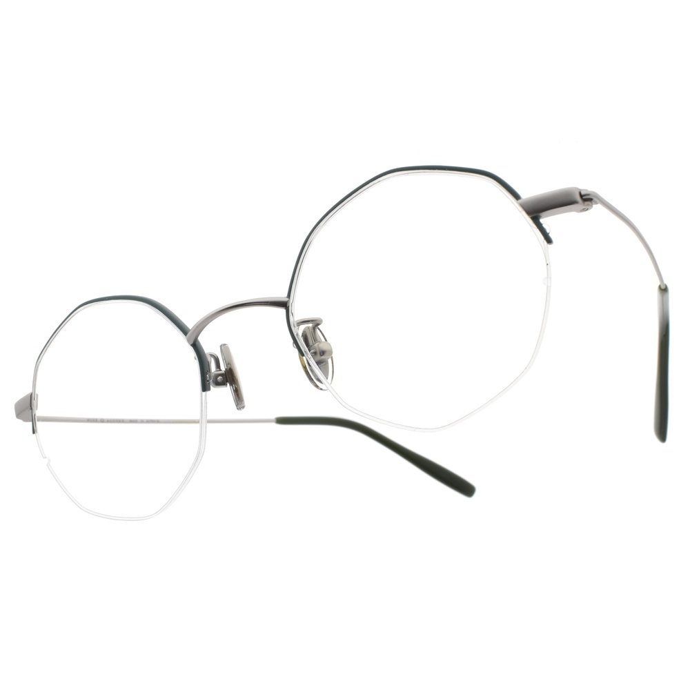 【NINE ACCORD】TI LIVY C03 紳士造型半框光學眼鏡