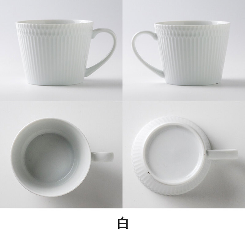 美濃燒 漣漪杯 白色｜小田陶器
