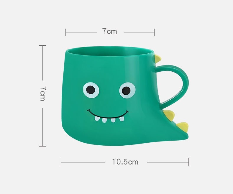 可愛迷你小恐龍漱口杯