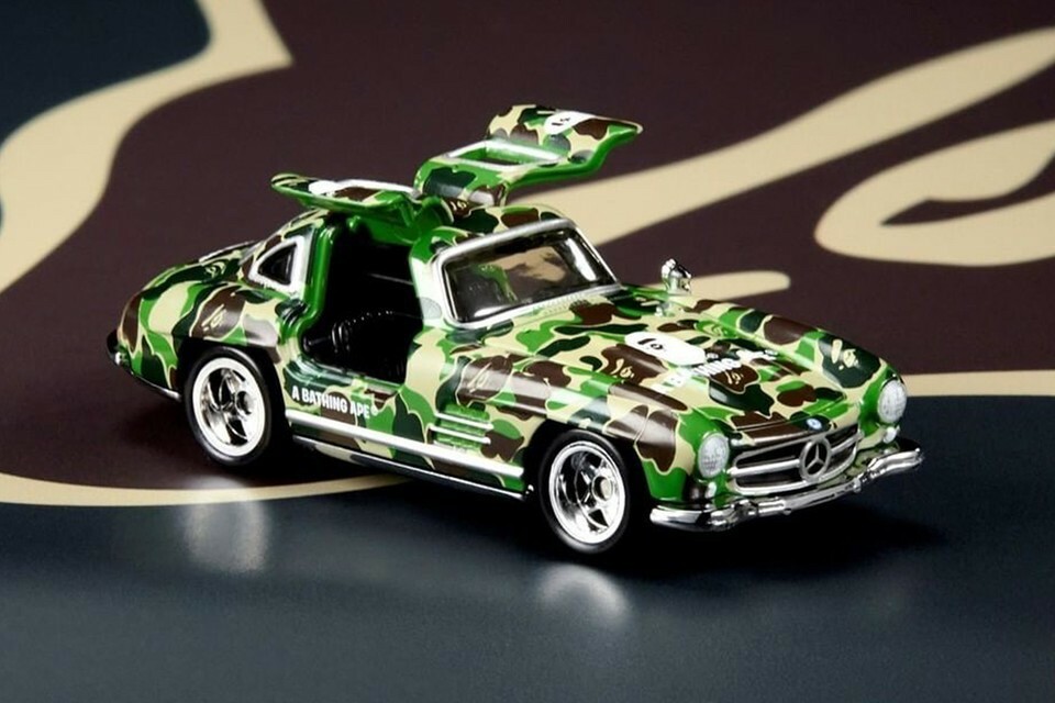 BAPE X HOT WHEELS 55 MERCEDES-BENZ 300SL 1:64 限量聯名