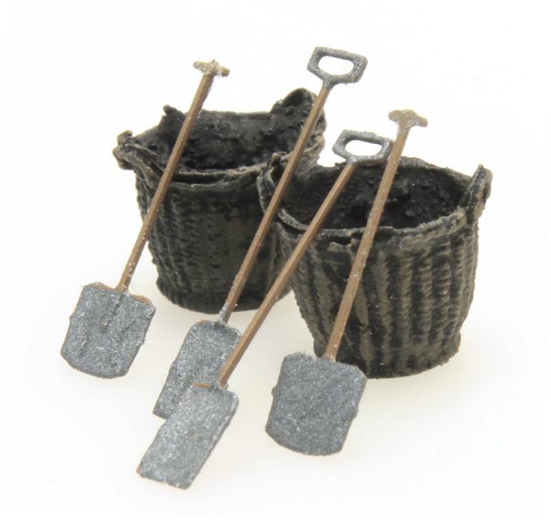Artitec 387.277 HO規 Coal baskets and tools 煤籃和工具
