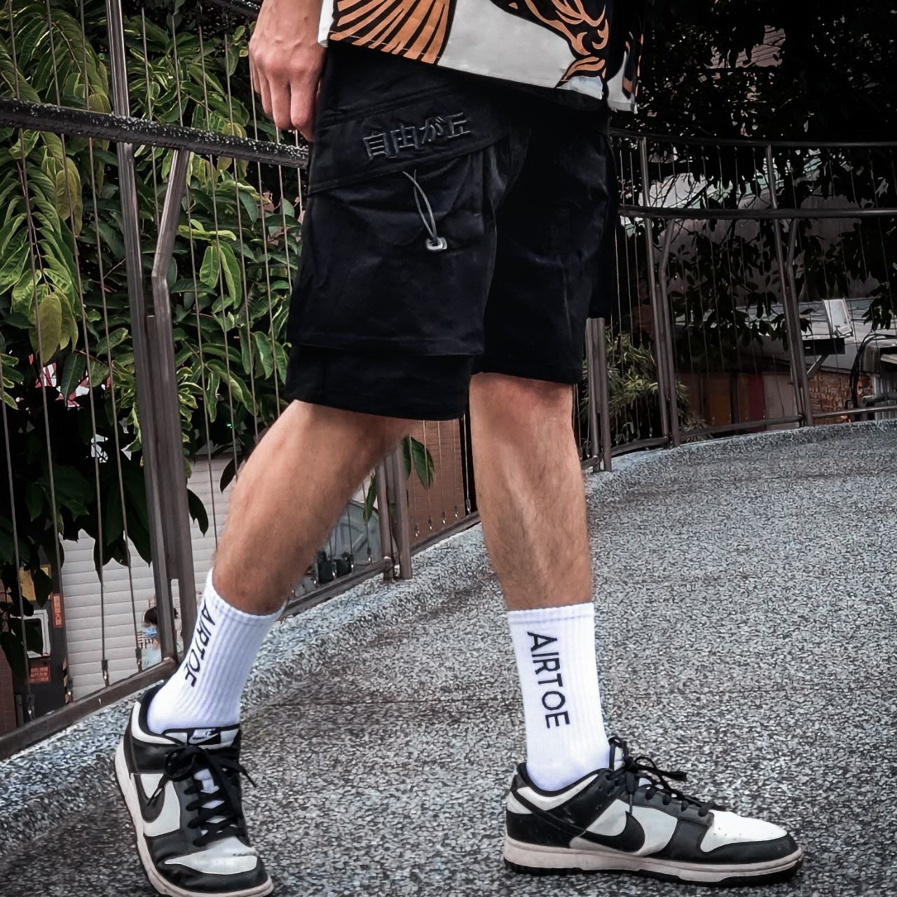 XCTRL 自由之丘彈力短褲-黑