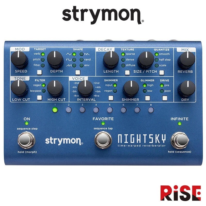 Strymon NightSky Time-Warped Reverb 殘響效果器