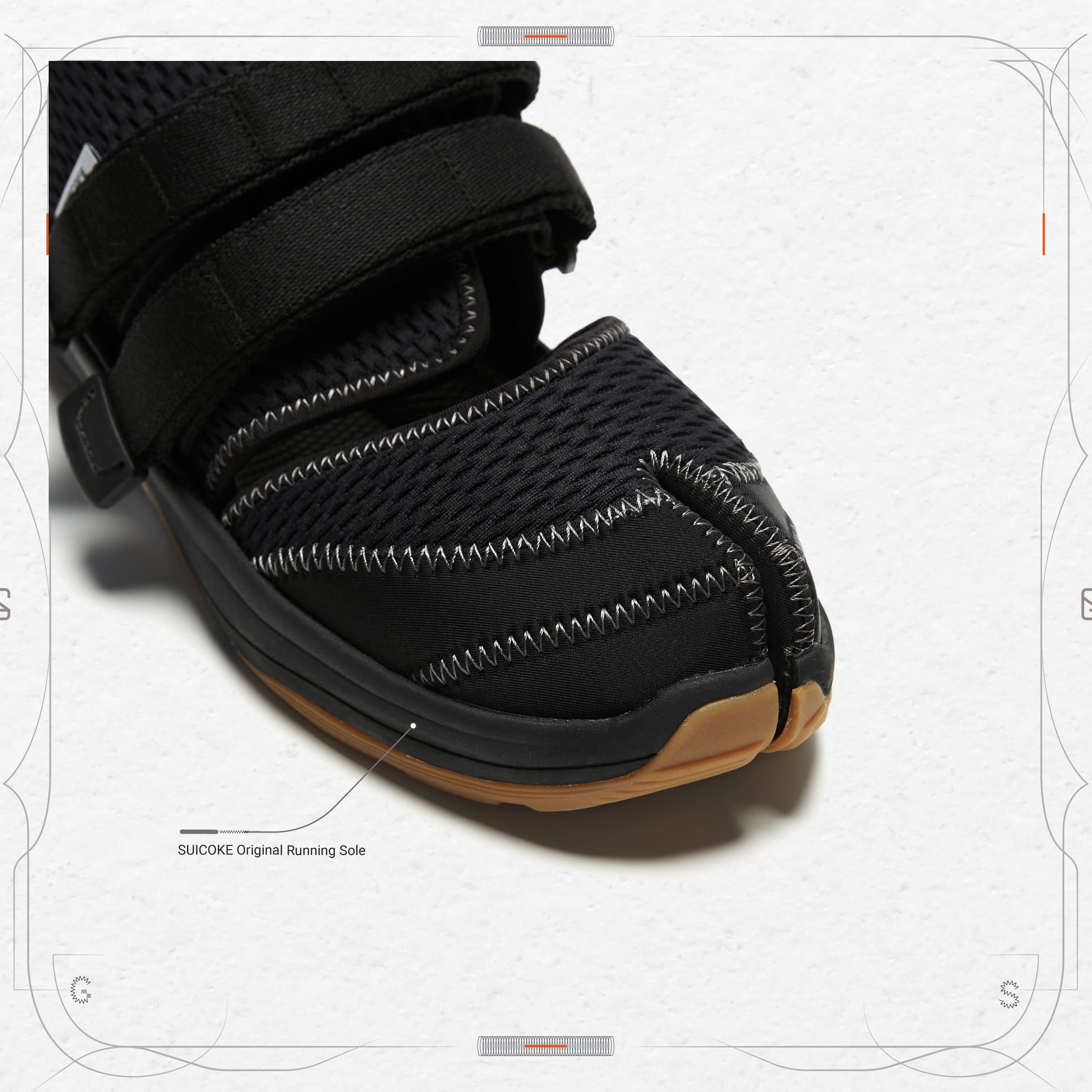 SUICOKE x GOOPiMADE TANBITA-ab Ninzai Tabi Sandals 聯名分