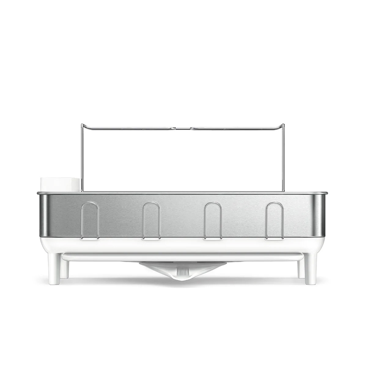 美國品牌SIMPLEHUMAN 51.4 x 56.6 x 29.2cm不銹鋼碗碟架-白色 -KT1190