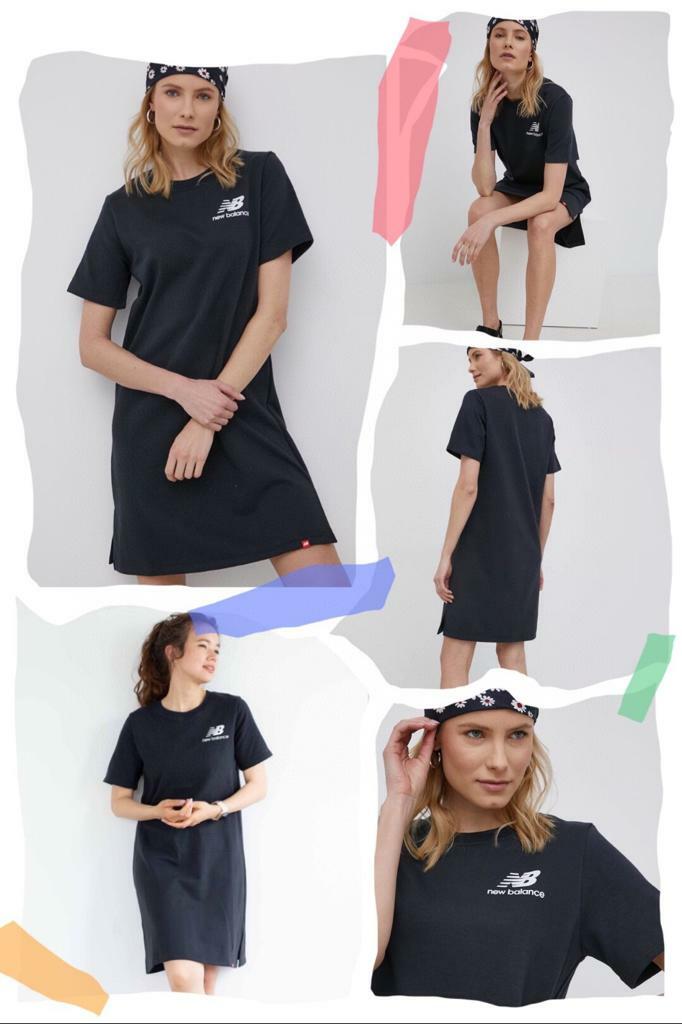 New balance下擺標側開連身裙