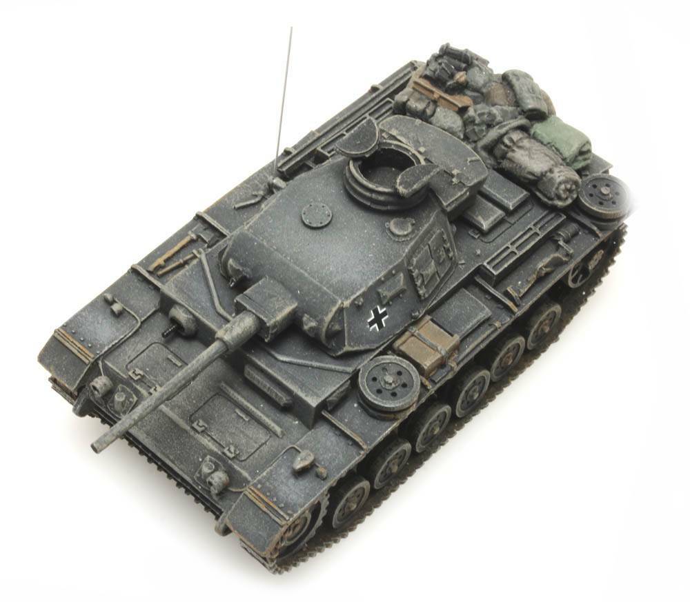 Artitec 387.315 HO規 Panzerkampfwagen III Ausf J grau 灰色坦克