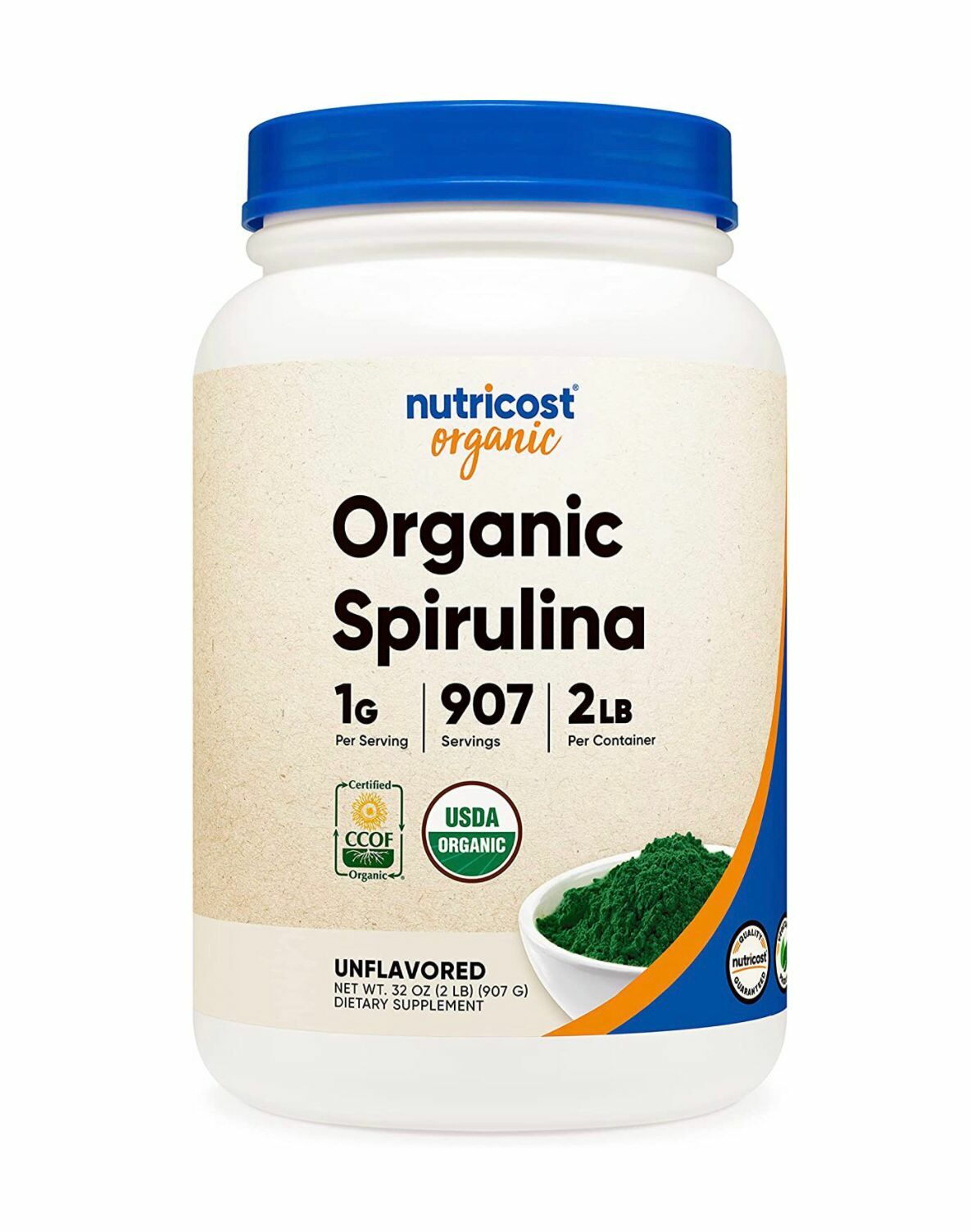 美國Nutricost ONutricost Organic Spirulina Powder 2 Pound