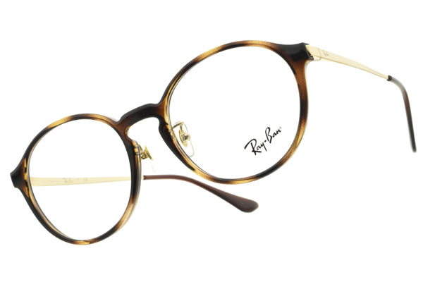 【RayBan】RB7178D 2012-51mm 復古圓框光學眼鏡♣