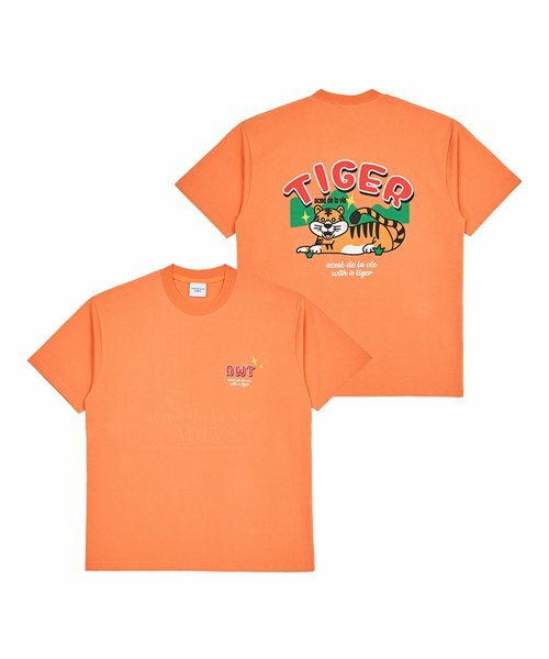 ACME DE LA VIE MOUNTAIN TIGER 老虎 短袖 短T 橘色 ADLV-22SS-SSAMTT-ORG