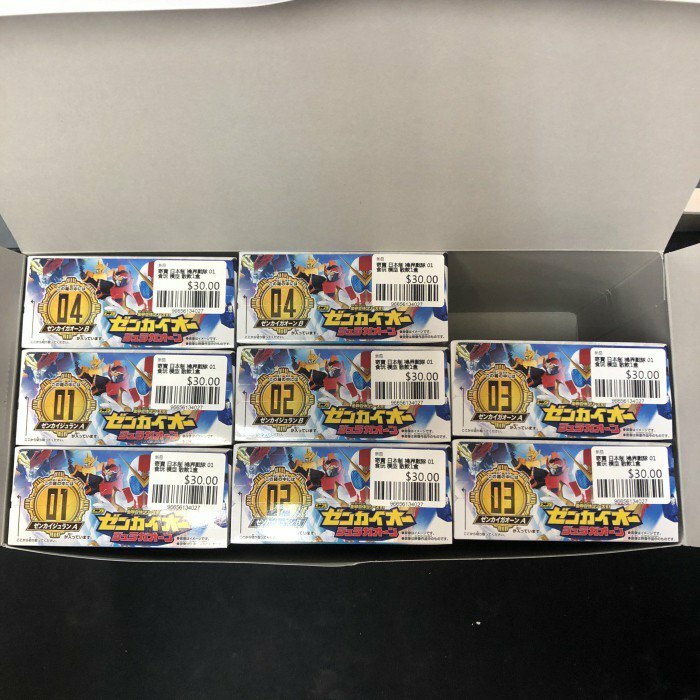 寄賣 日本制 機界戰隊 01 食玩 模型 散款1盒