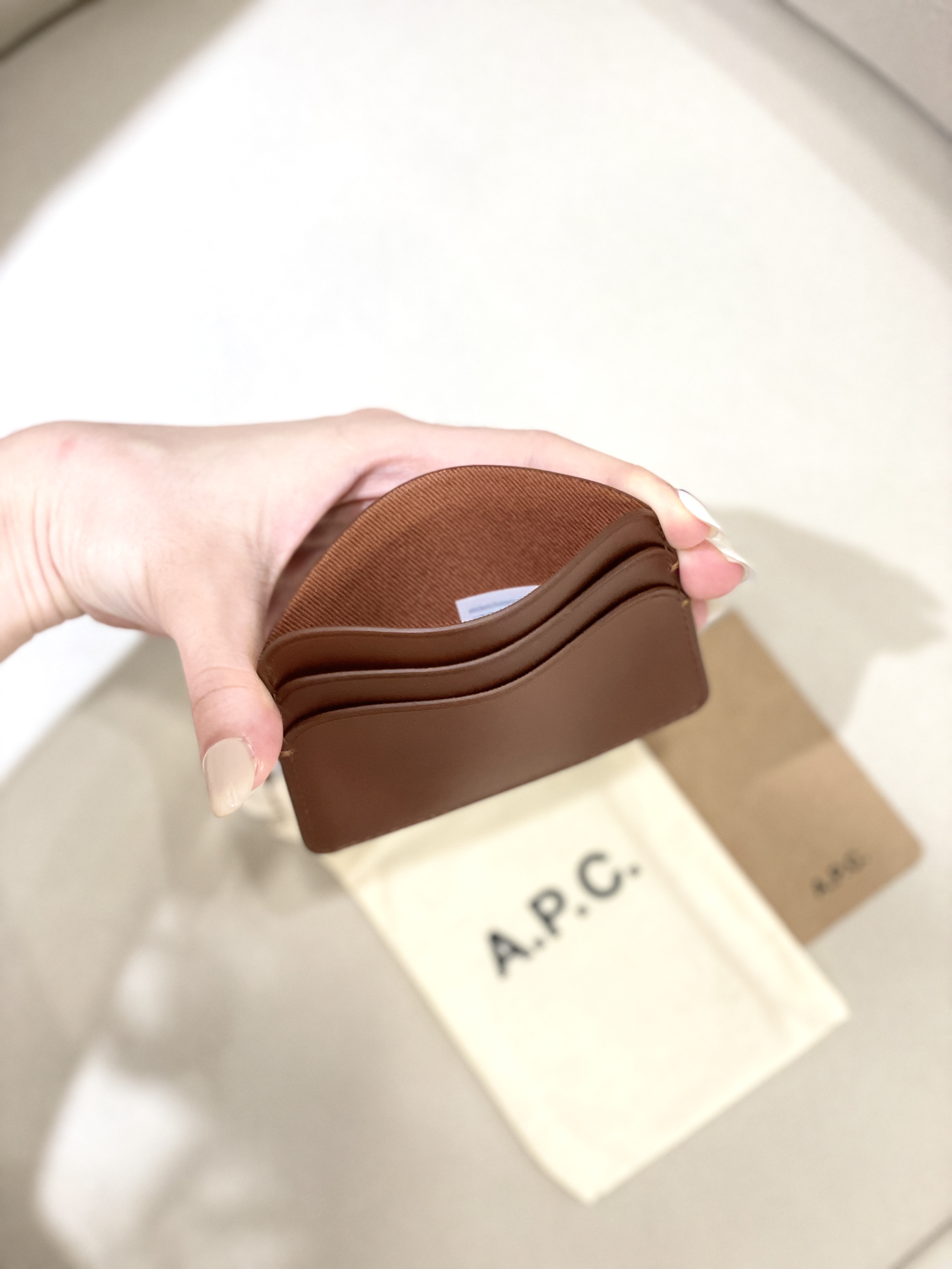 A.P.C Demi Lune Cardholder