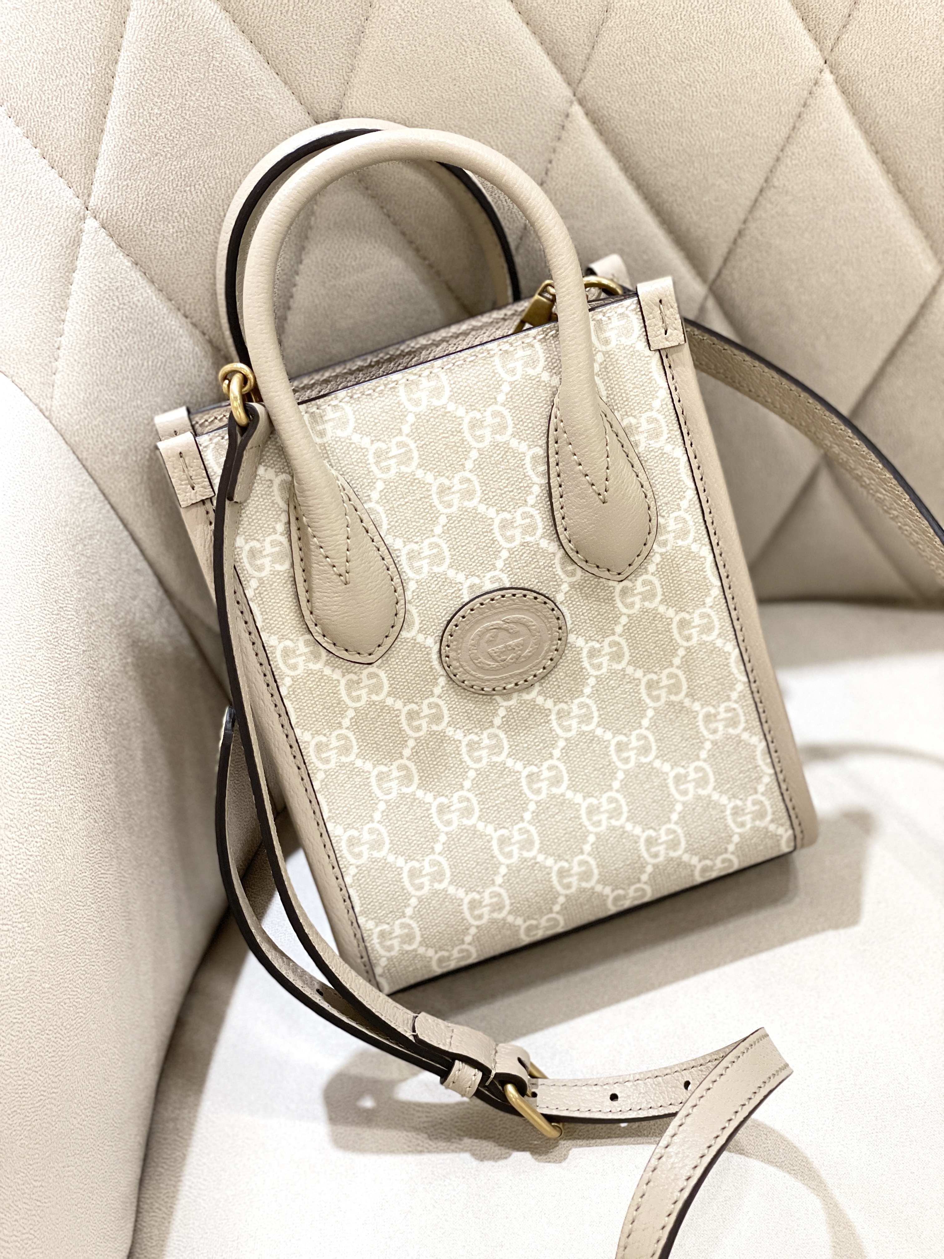 GUCCI Mini tote bag with Interlocking G