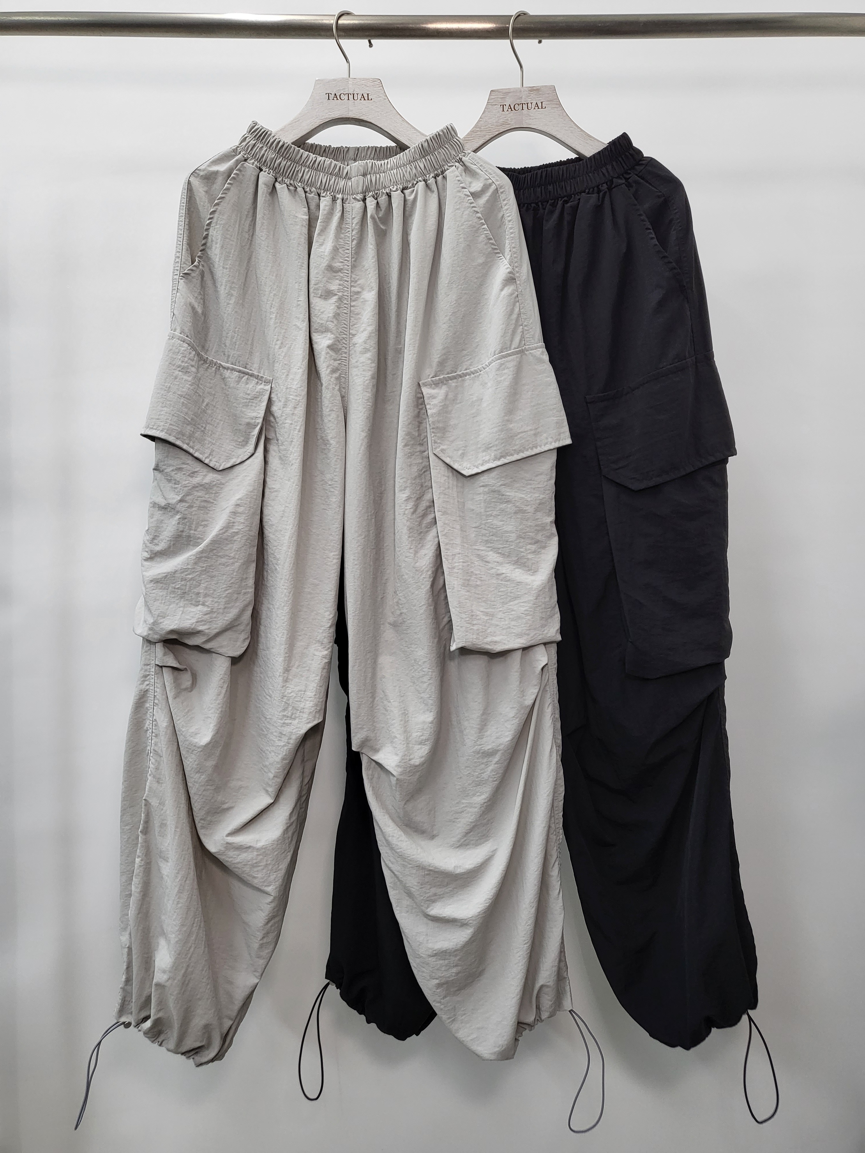 風褸料工裝可束腳褲 P1989