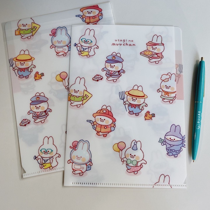 兔子 A5 三層資料夾｜日本Mind Wave