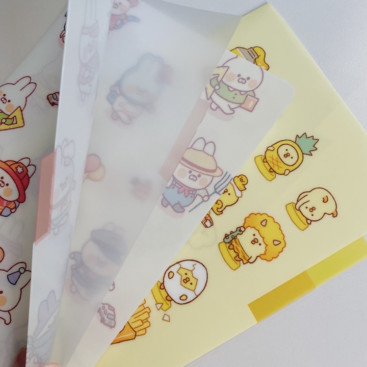 兔子 A5 三層資料夾｜日本Mind Wave