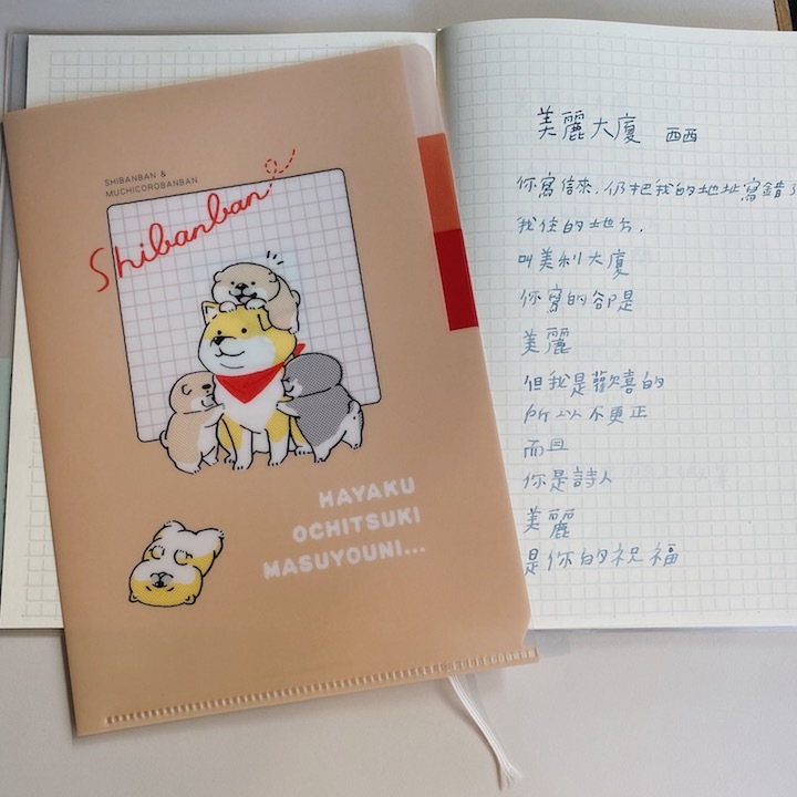 柴犬 A5 三層資料夾｜日本Mind Wave