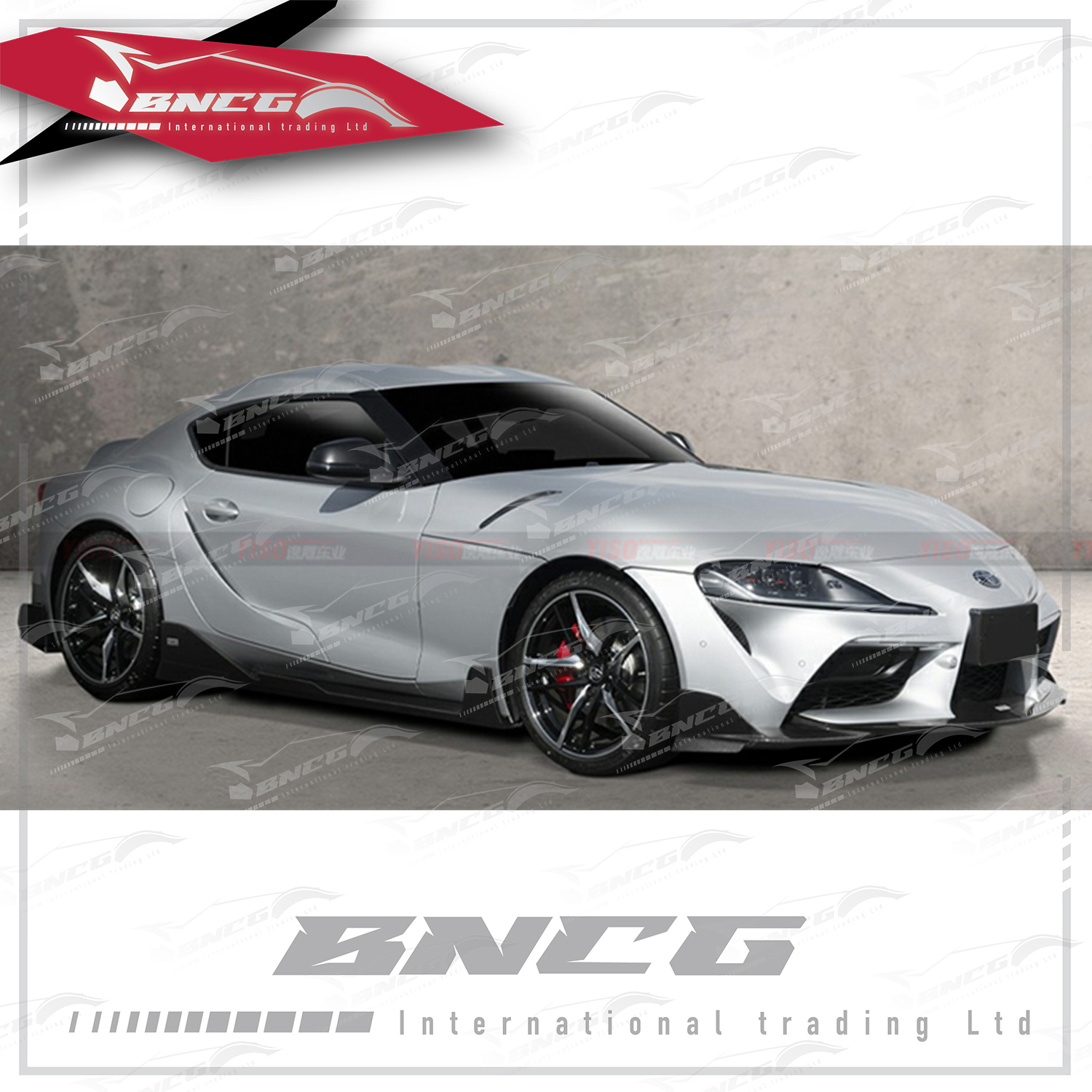 豐田 Toyota GR Supra A90 牛魔王 2019+年式 卡夢 乾碳纖維 空力套件 Toms款 前下巴 前導流